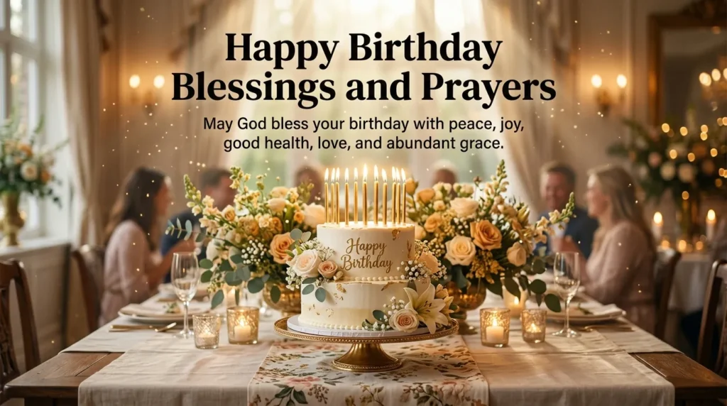 Happy Birthday Blessings and Prayers