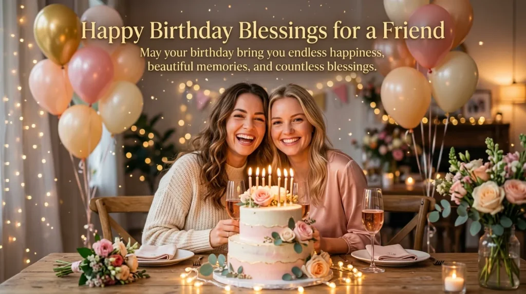 Happy Birthday Blessings for a Friend