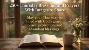 250+ Thursday Blessings and Prayers With Images to Share