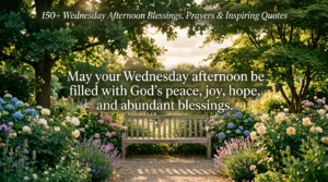 150+ Wednesday Afternoon Blessings, Prayers & Inspiring Quotes