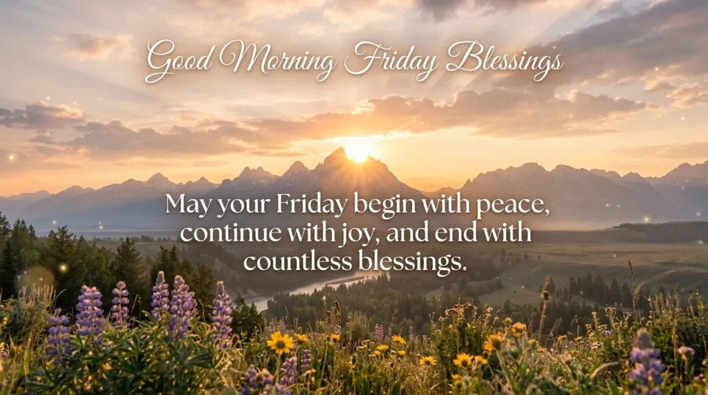 Good Morning Friday Blessings