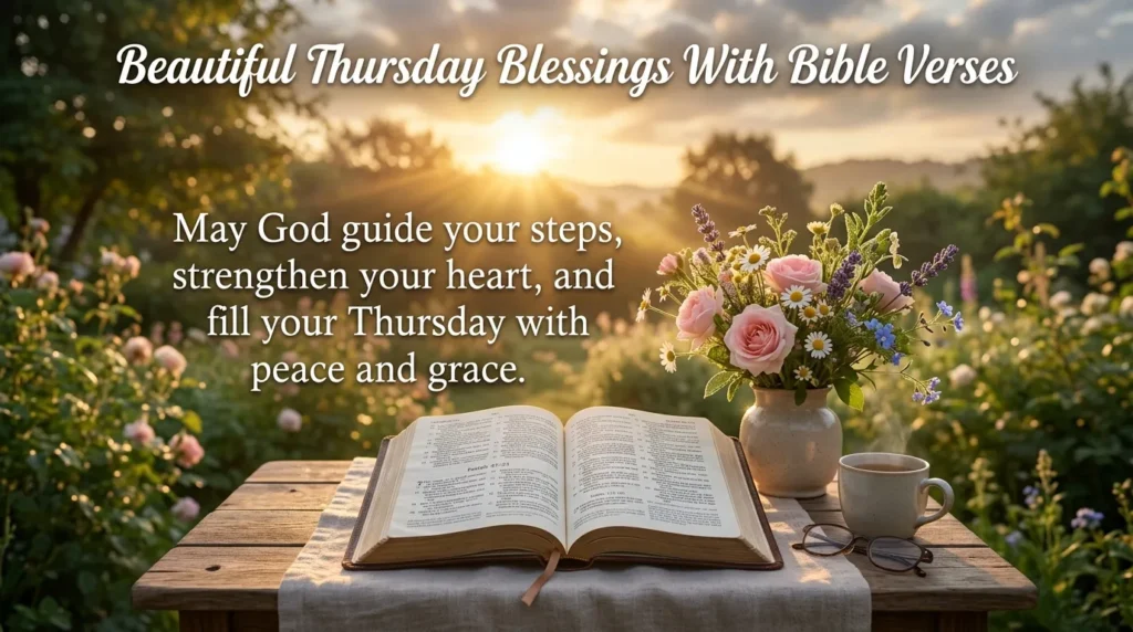 Beautiful Thursday Blessings With Bible Verses