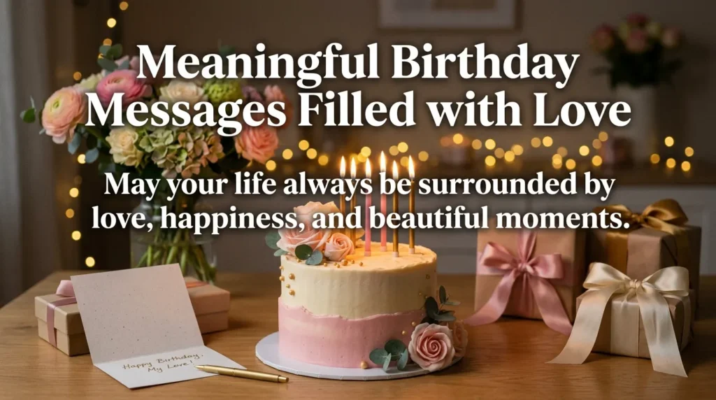 Meaningful Birthday Messages Filled with Love