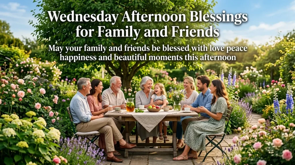 Wednesday Afternoon Blessings for Family and Friends