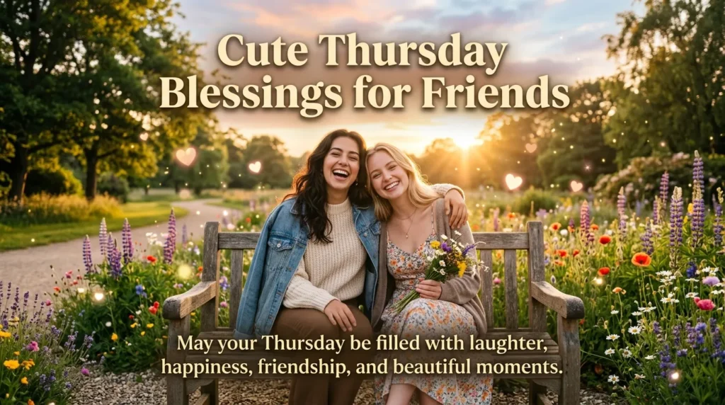 Cute Thursday Blessings for Friends
