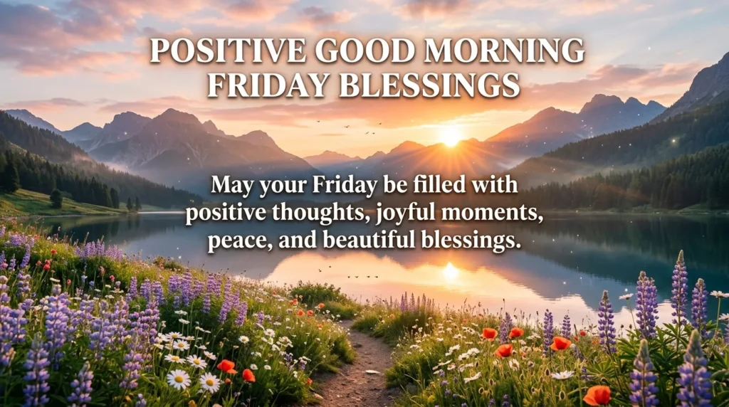 Positive Good Morning Friday Blessings
