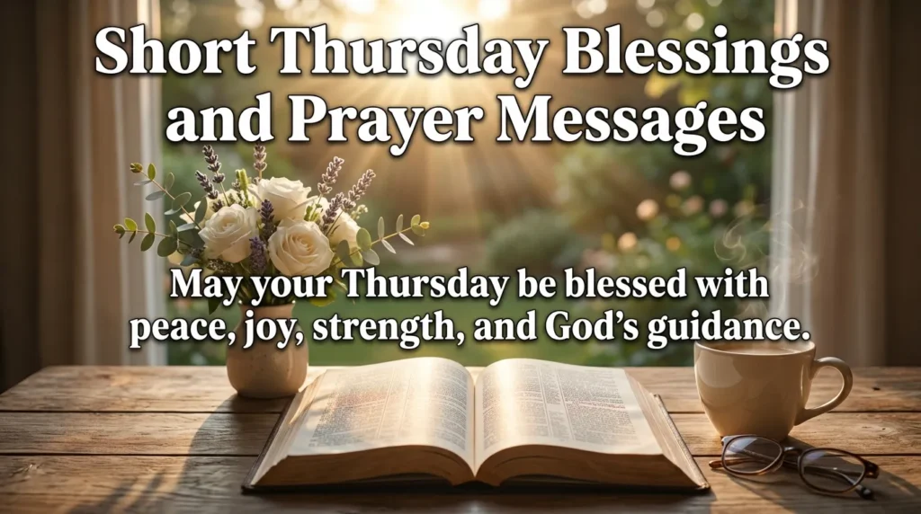 Short Thursday Blessings and Prayer Messages