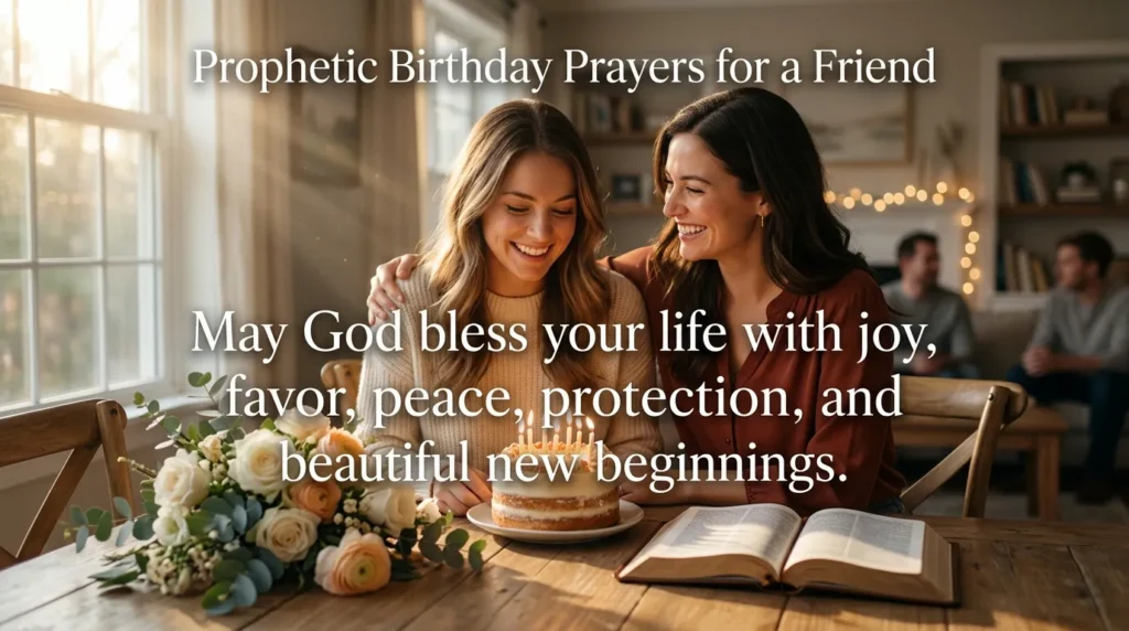 Prophetic Birthday Prayers for a Friend