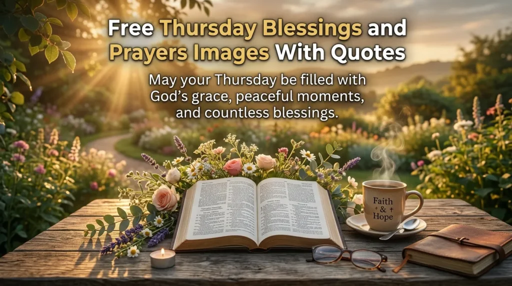 Free Thursday Blessings and Prayers Images With Quotes