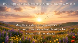 150+ Happy Friday Blessings, Quotes, Prayers & Wishes