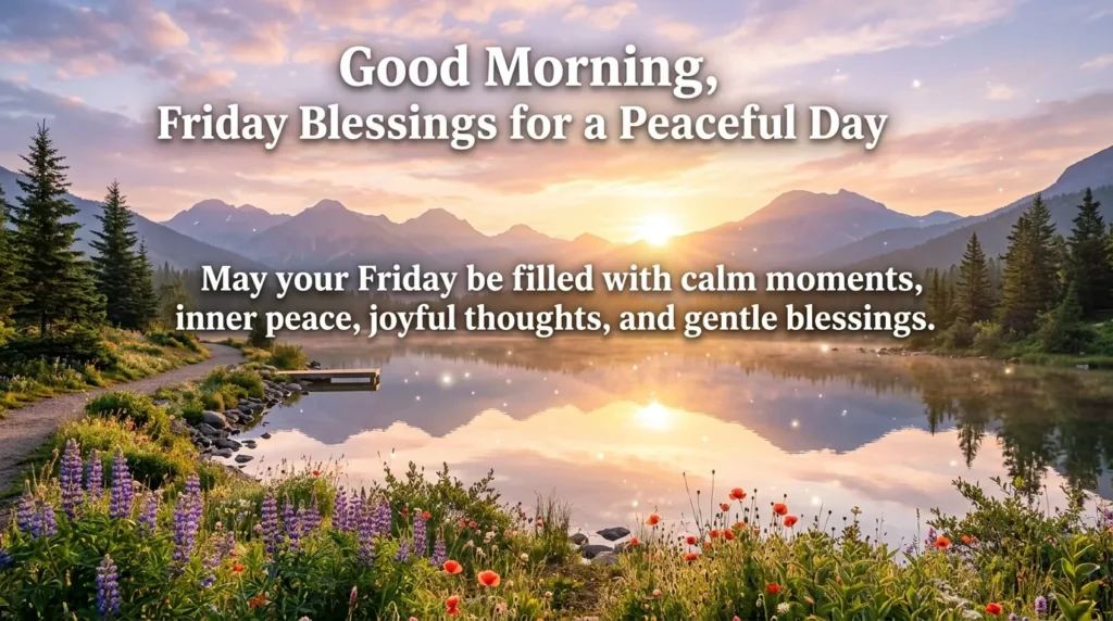 Good Morning Friday Blessings for Friends and Family