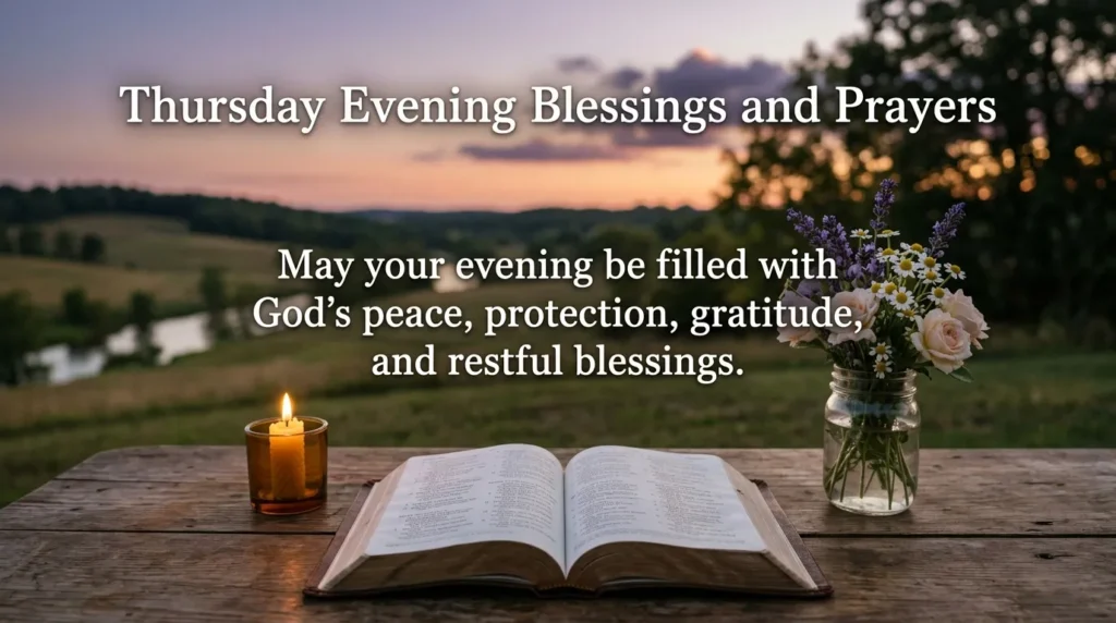 Thursday Evening Blessings and Prayers