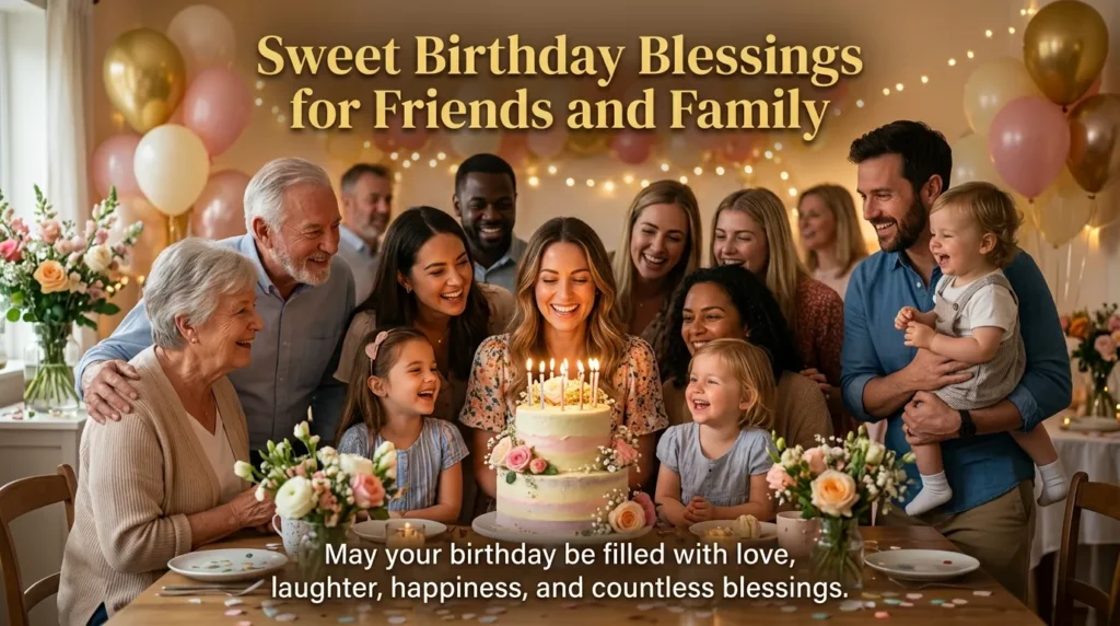 Sweet birthday blessings for friends and family 