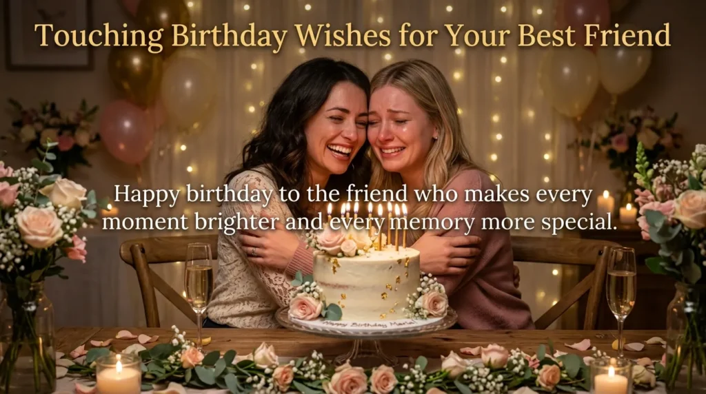Touching Birthday Wishes for Your Best Friend