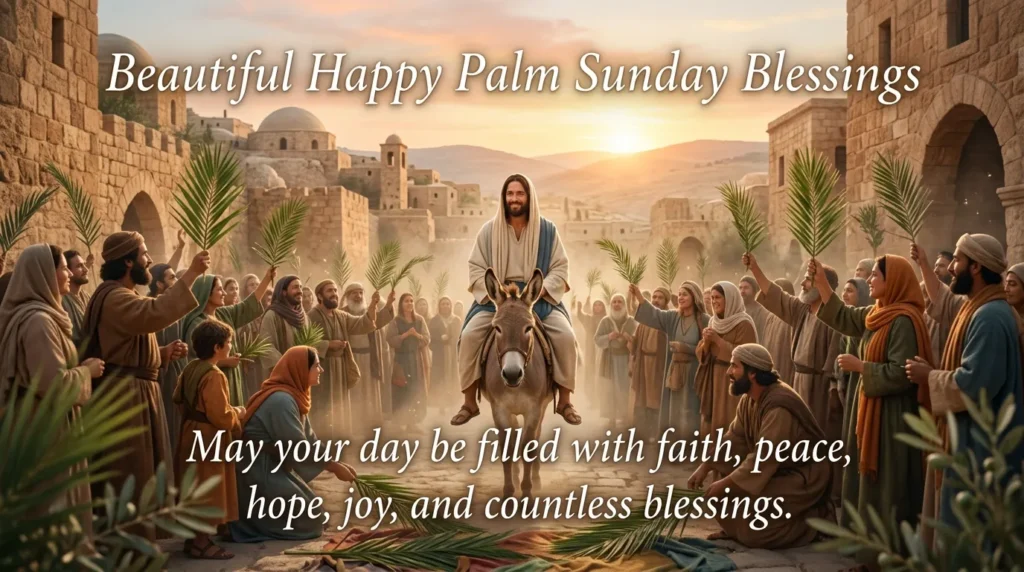 Beautiful Happy Palm Sunday Blessings