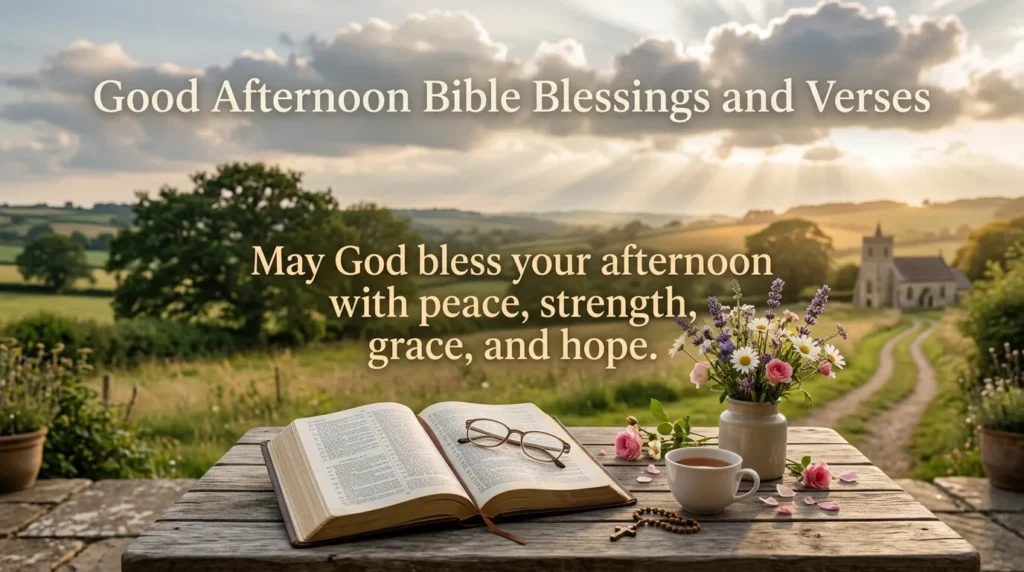 Good Afternoon Bible Blessings and Verses