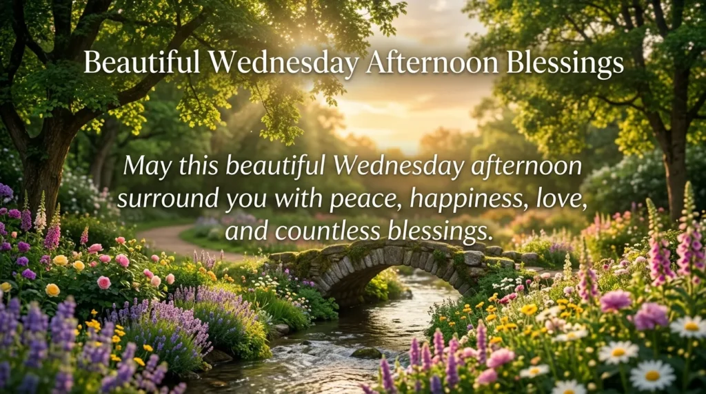 Beautiful Wednesday Afternoon Blessings