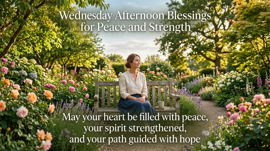 Wednesday Afternoon Blessings for Peace and Strength