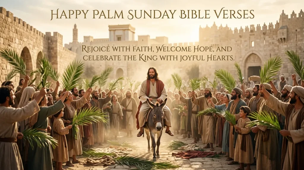Happy Palm Sunday Bible Verses
