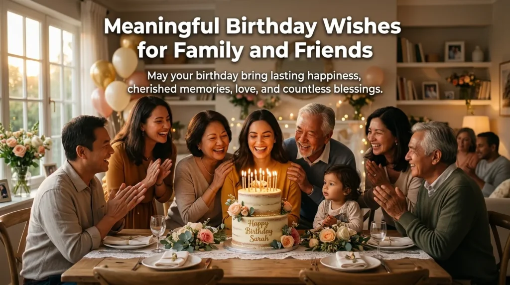 Meaningful Birthday Wishes for Family and Friends
