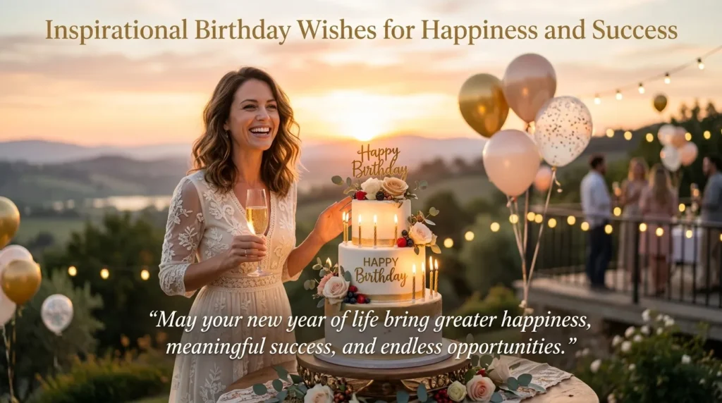 Inspirational Birthday Wishes for Happiness and Success