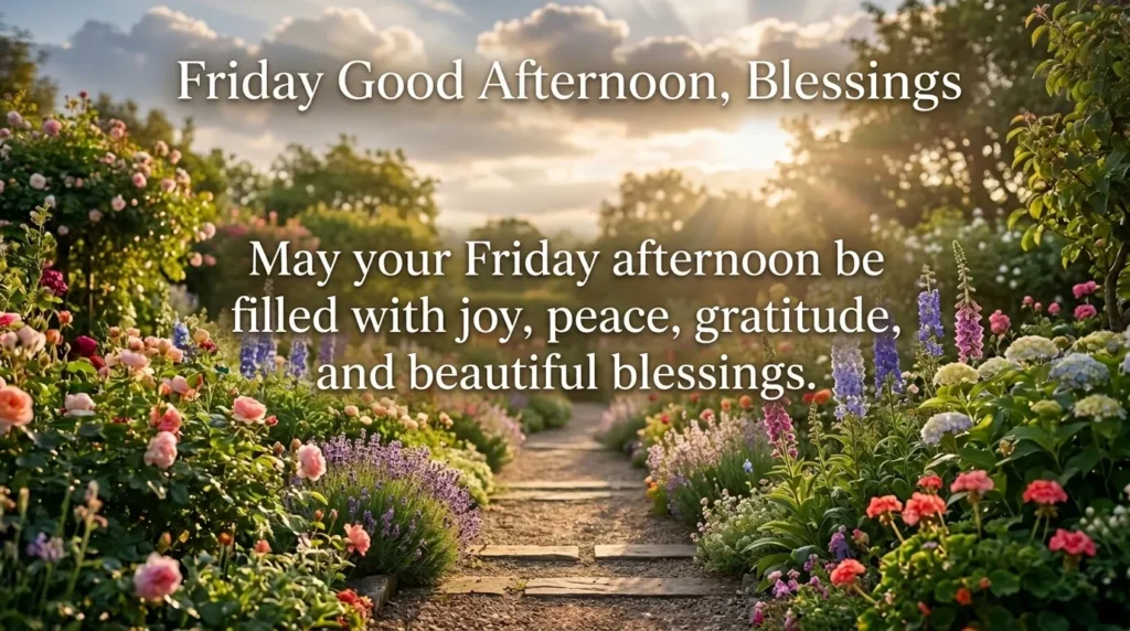 Friday, Good Afternoon, Blessings