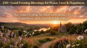 250+ Good Evening Blessings for Peace, Love & Happiness