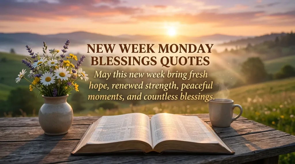 New Week Monday Blessings Quotes