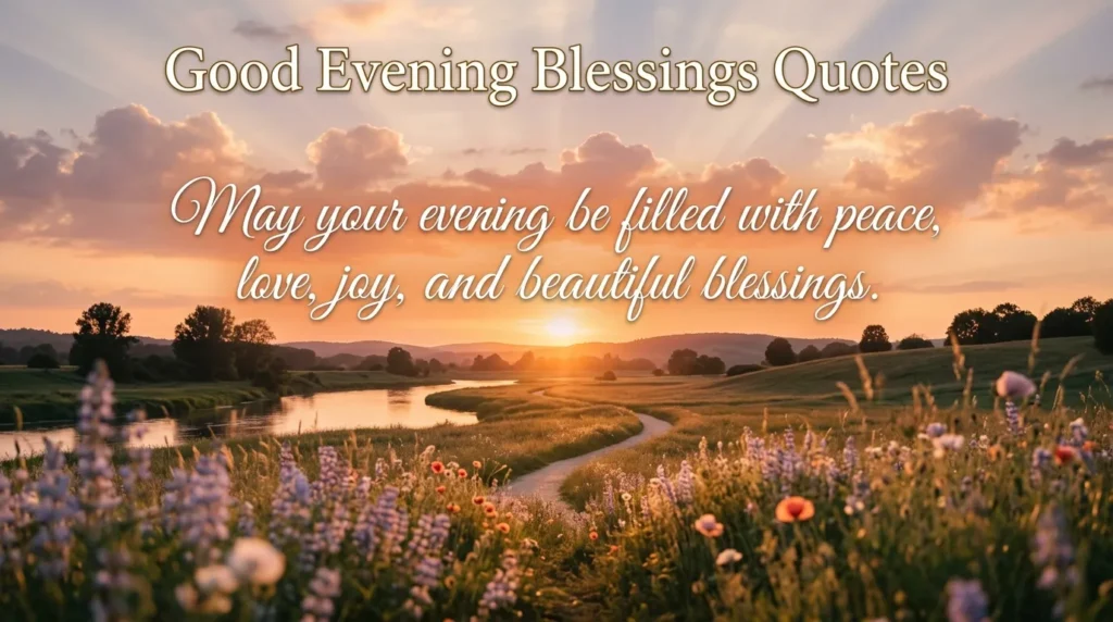 Good Evening Blessings Quotes