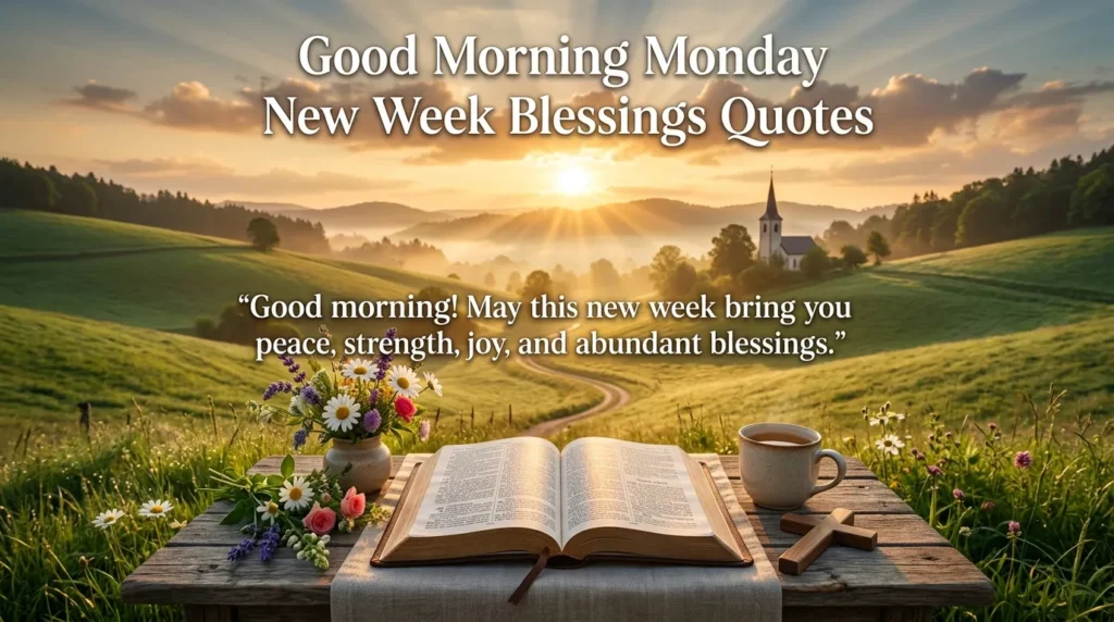 Good Morning Monday New Week Blessings Quotes
