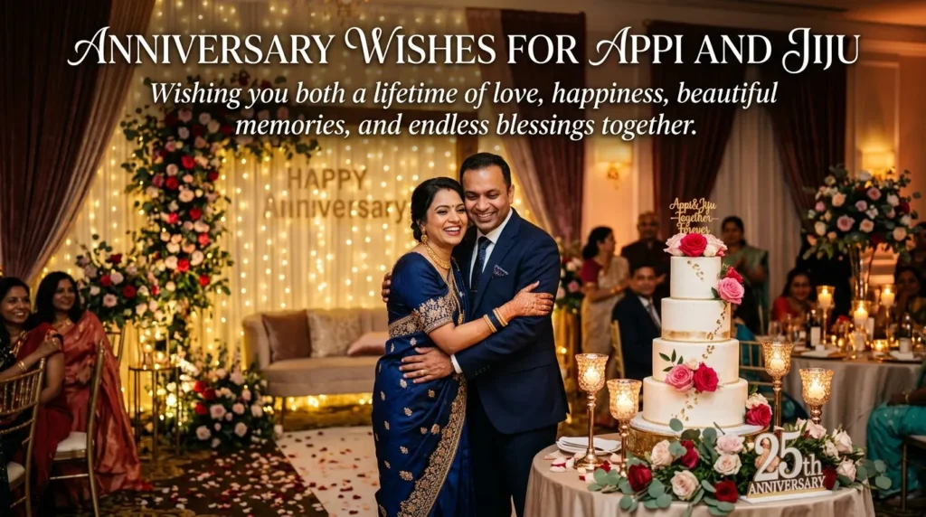 Anniversary Wishes for Appi and Jiju