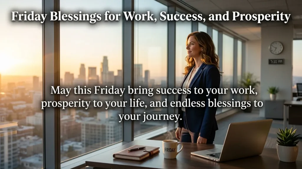 Friday Blessings for Work, Success, and Prosperity