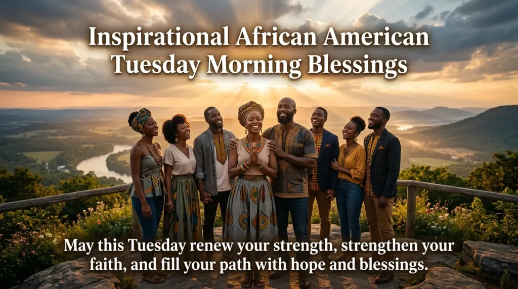Inspirational African American Tuesday Morning Blessings