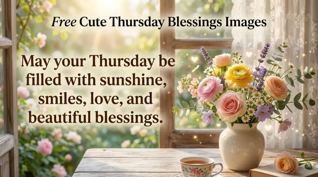 Free Cute Thursday Blessings Images