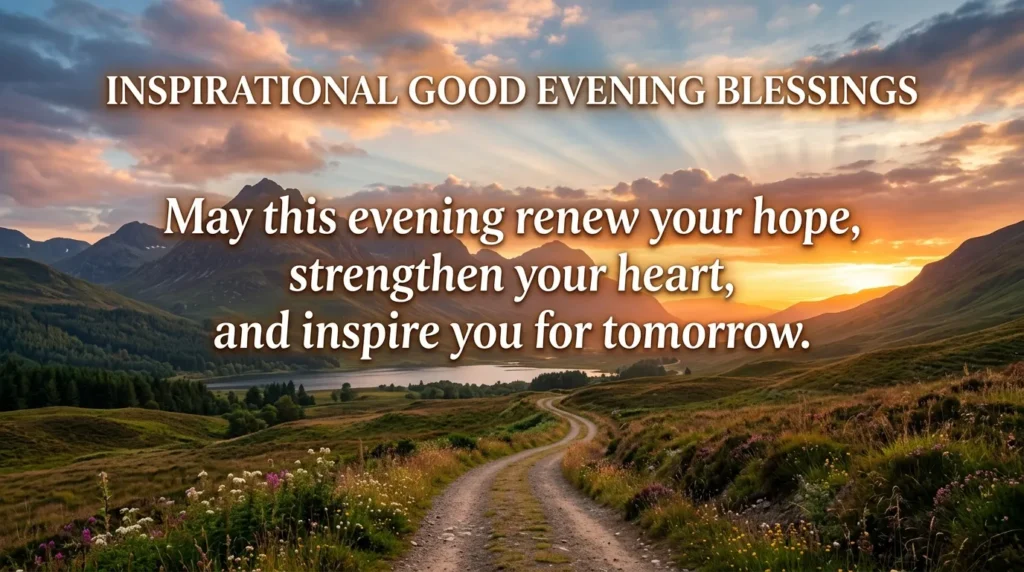 Inspirational Good Evening Blessings