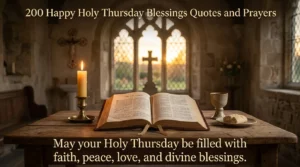 200+ Happy Holy Thursday Blessings, Quotes & Prayers
