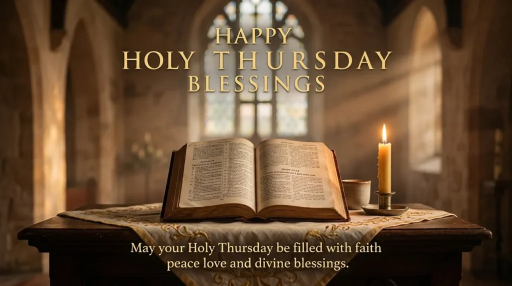 Happy Holy Thursday Blessings