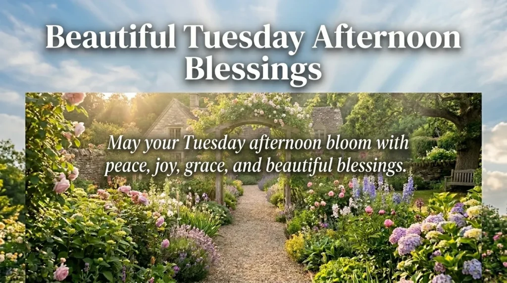 Beautiful Tuesday Afternoon Blessings
