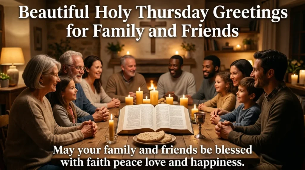 Beautiful Holy Thursday Greetings for Family and Friends