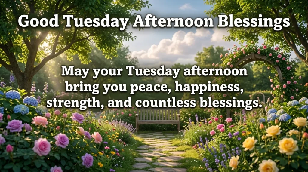 Good Tuesday Afternoon Blessings