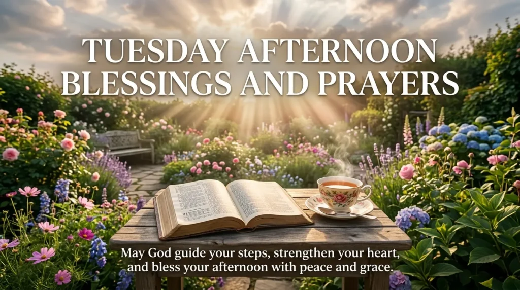 Tuesday Afternoon Blessings and Prayers