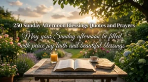 250+ Sunday Afternoon Blessings, Quotes & Prayers