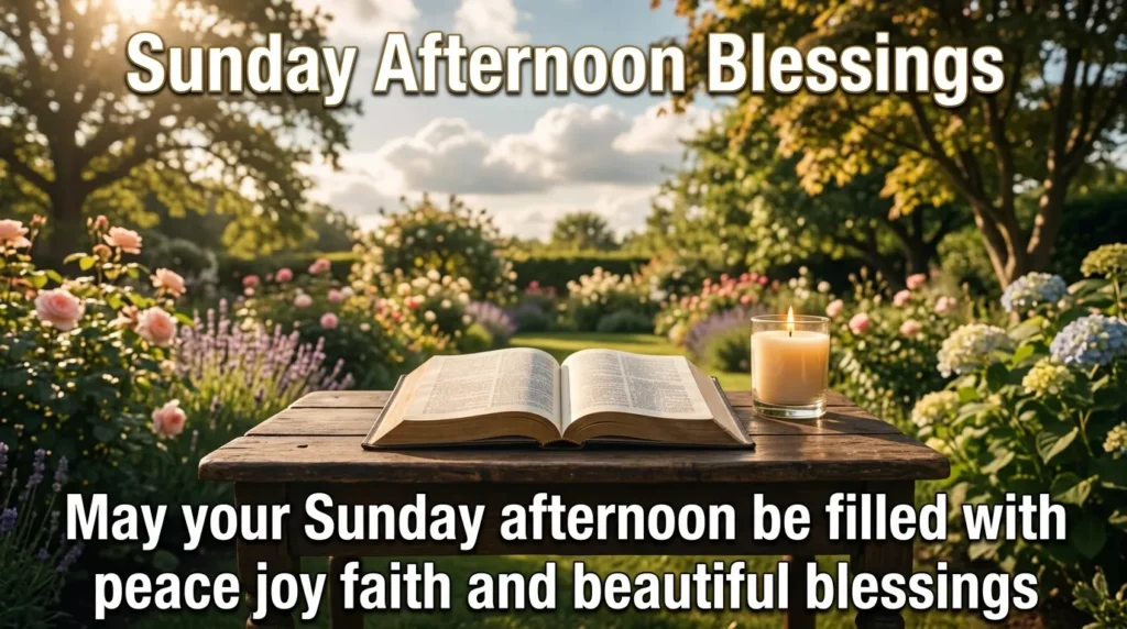 Sunday Afternoon Blessings
