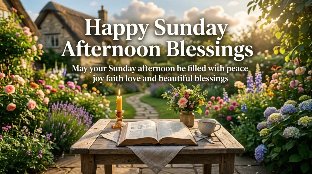 Happy Sunday Afternoon Blessings