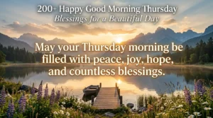 200+ Happy Good Morning Thursday Blessings for a Beautiful Day 