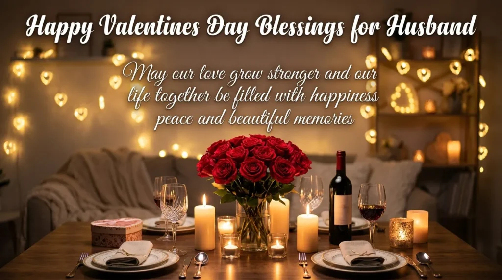 Happy Valentine's Day Blessings for Husband