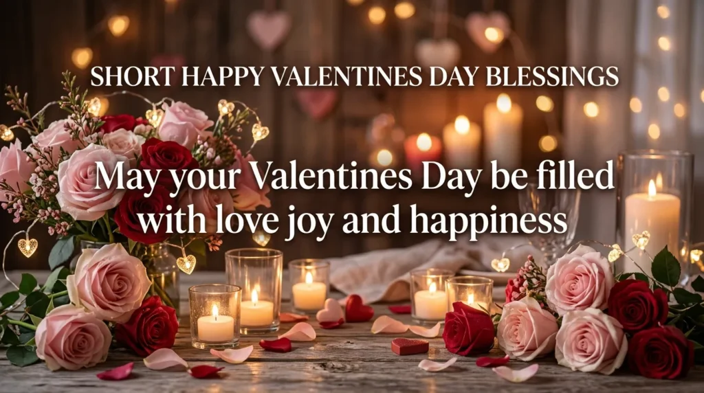 Short Happy Valentine's Day Blessings