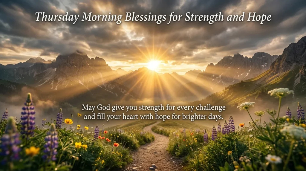 Thursday Morning Blessings for Strength and Hope