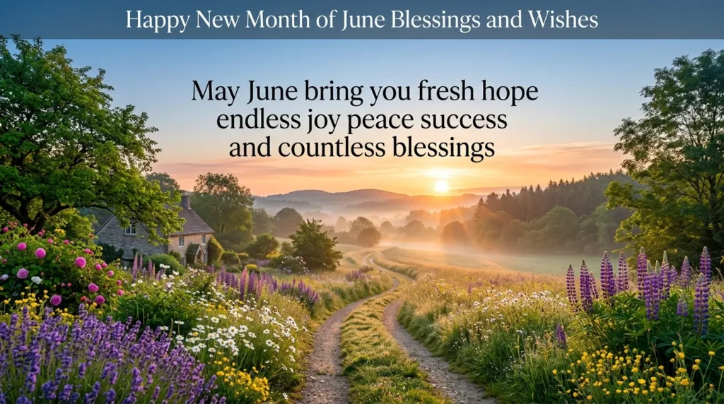 Happy New Month of June Blessings and Wishes
