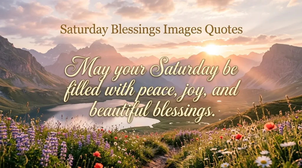 Saturday Blessings Images Quotes